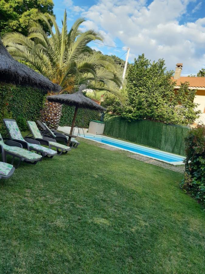 La Hojarasca Pensionat Cuevas Del Valle Exteriör bild