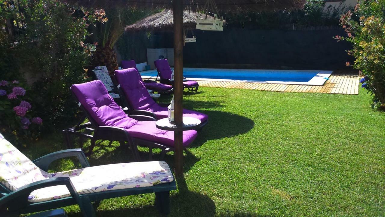 La Hojarasca Pensionat Cuevas Del Valle Exteriör bild